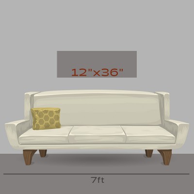 single canvas-12x36