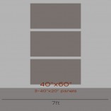 Photo Split 40x60 | 3 40x20 panels | Triptych