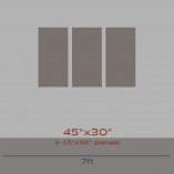 Photo Split 45x30 | 3 15x30 panels | triptych