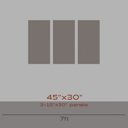 Photo Split 45x30 | 3 15x30 panels | triptych