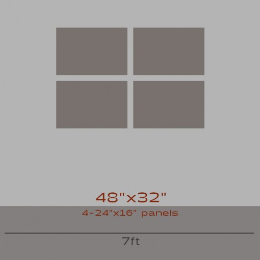 Photo Split 48x32 | 4 24x16 panels | Quadtych
