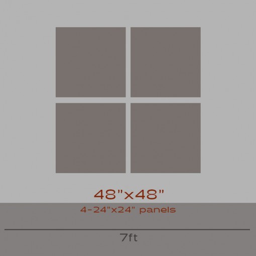 Photo Split 48x48 | 4 24x24 panels | Quadtych